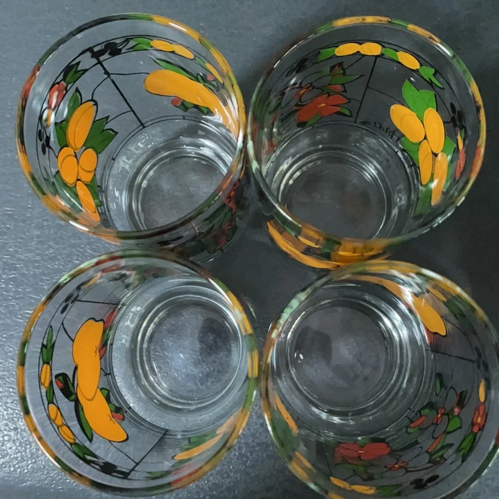 Vintage 70’s Hildi Anchor Hocking water glasses